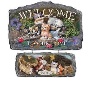    Cozy Companions Welcome Sign Wall Decor Collection