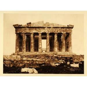  1926 Parthenon Doric Order Athens Goddess Temple Greek 