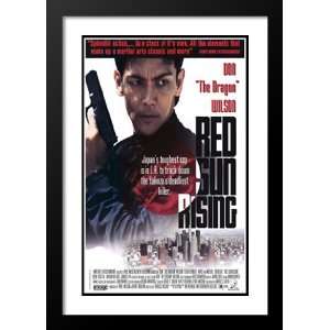  Red Sun Rising 20x26 Framed and Double Matted Movie Poster 