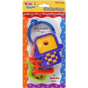  Kids 2 Grow Baby Toy Clacker Key (4 Pack) Health 