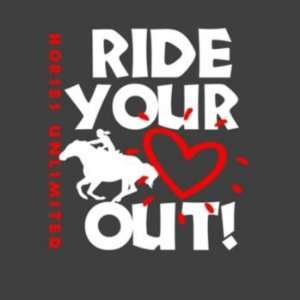  Ride Your Heart Out T Shirt Small