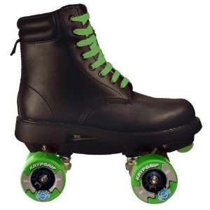  RW Clash Green Monkey roller skates   Size 10 Sports 