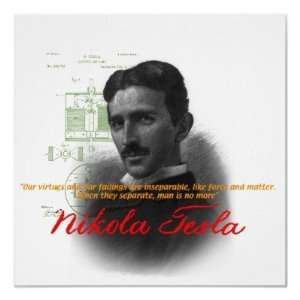  Nikola Tesla poster