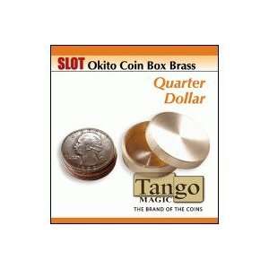  Slot Okito Coin Box Brass Quarter by Tango Toys & Games
