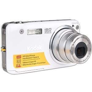  Kodak 12MP 3x Optical/5x Digital Zoom HD Camera (White 