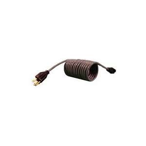 Slinky Coiled Extension Cord 16 Gauge 13 Amps   Extends From 5 in. To 