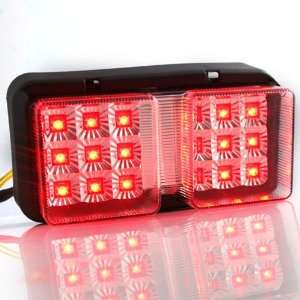  Clear Lens Durable Integrated Brake Stop Tail Lights Turn 