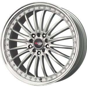  Drag D36 Silver Wheel with Machined Lip (18x7.5/5x100mm 
