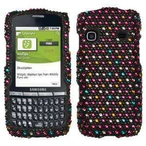  Sprinkle Dots Diamante Phone Protector Faceplate Cover For 
