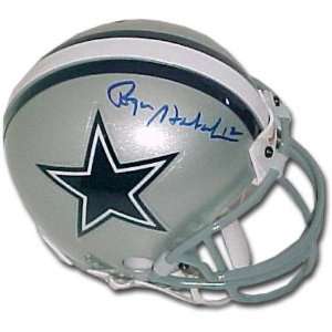 Roger Staubach Dallas Cowboys Autographed Mini Helmet  