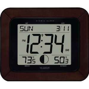   Digital Wall Clock with Large LCD Moon and IN OUT Temp