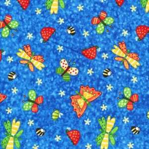  Floral Fun quilt fabric by Blank Quilting BTR 5923 RED 