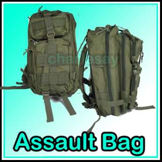 Tactical MOD USMC Assault Molle Backpack Bag GRN OD  