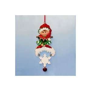  Club Pack of 12 Elf and Snowflake Christmas Ornaments for 