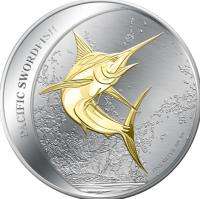 AWESOME COIN only 2500 made   2011 Fiji Pacific Swordfish 1 oz .999 