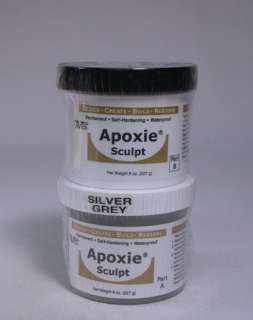 APOXIE SCULPT   Silver Grey Color 1 pound  