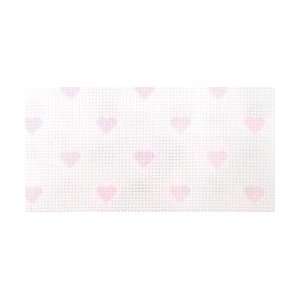  Aida Needlework Fabric 14 Cnt 14x18 white W/baby Pink 