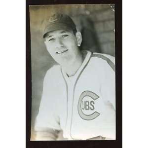  Original Dizzy Dean Chicago Cubs Photo Postcard EXMT   MLB 