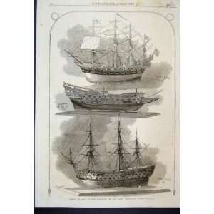  Model Ships South Kensington Museum Sketches 1865
