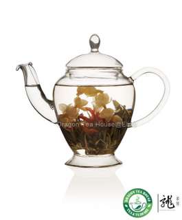 Clear Glass Teapot for Blooming Tea 450ml CK 011AD  