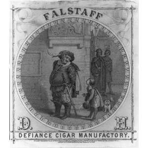  Sir John Falstaff talking to tiny page boy  Shakespeare 