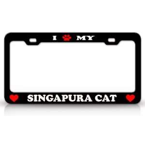  I PAW MY SINGAPURA Cat Pet Animal High Quality STEEL 