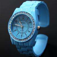 Nice Blue Lady Girl Analog Dress Bracelet Watch, SCH  