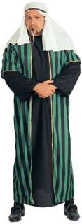   mens arab oil sheik costume shepherd robe toga halloween xl  