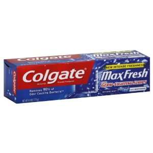 Colgate Toothpaste, Anticavity Fluoride, with Whitening, Intense Mint 