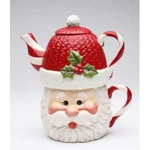   Santa Base/Stand Under Teapot Tea for One Collectible