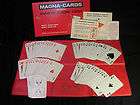 Vintage Magnetic Playing Cards w/Board Good for Camping Pool or Deck