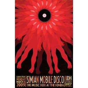 Simian Mobile Disco   Posters   Limited Concert Promo  