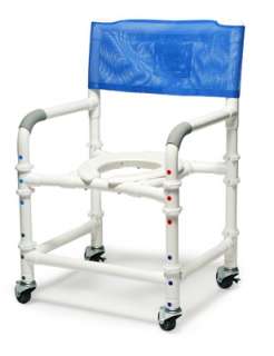 Lumex 22 PVC Shower Bath Commode Wheelchair Chair Seat  