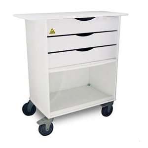 Trippnt™ Mri Core Extra Wide Lab Cart  Industrial 