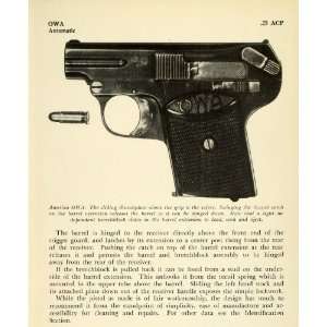  1948 Print .25 ACP OWA Automatic Colt Pistol Cartridge 