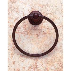 JVJHardware 26206 Comal 6 in. Dia. Towel Ring Concealed Screw   Old 