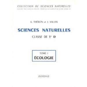   1re D, tome 1 écologie (9782040056117) Vallin Theron Books