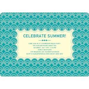  Bright and Bold Summer Celebration Invitations Health 