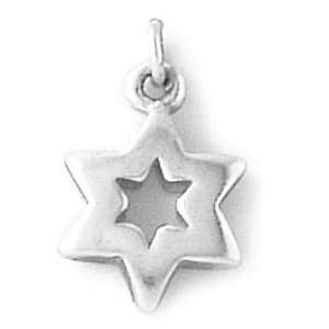  Sterling Silver Star of David Charm by Bob Siemon Jewelry