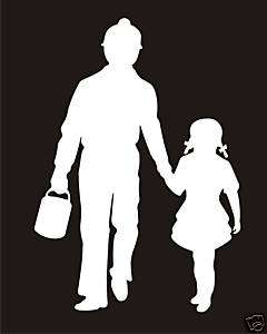 Coal Miner and Daughter Decal Sticker FAST  Check it out 