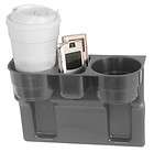 Wedgie style drink beverage soda Cup Holder / Coin Tray Holder Gray 