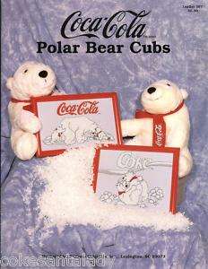 COCA COLA Polar Bear Cubs Cross Stitch 2 Patterns Coke  
