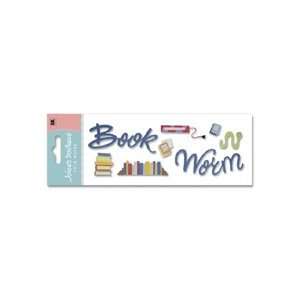    Jolees Boutique Title Wave Stickers Book Worm
