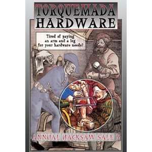  Torquemada Hardware   Poster by Wilbur Pierce (12x18 