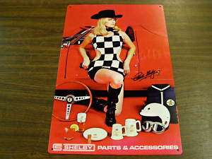 Nice New Shelby Parts and Accessories Girl Sign  
