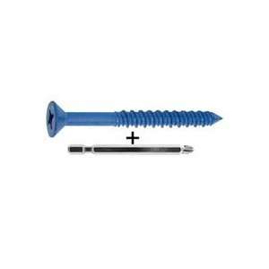  CONC SCREW FH 1/4X2 1/4