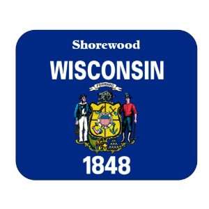  US State Flag   Shorewood, Wisconsin (WI) Mouse Pad 