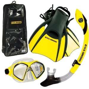   LX Mask/Island Dry Snorkel/Trek Fins/Travel Bag