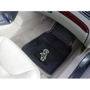   Front and Rear All Weather Floor Mats   Chicago White Sox Automotive