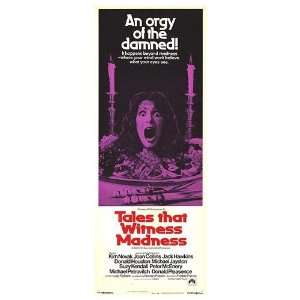  Tales That Witness Madness Original Movie Poster, 14 x 36 